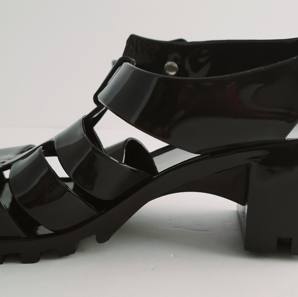 COPY - COPY - Women's Chunky jelly sandals - Picture 4 of 6